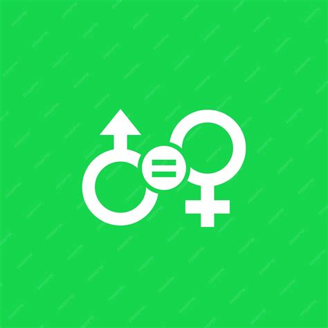 Premium Vector Gender Equality And Equal Rights Icon