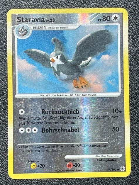 Staravia Reverse Holo Pok Mon D P Majestic Dawn Kaufen Auf Ricardo