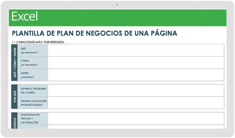 Plantillas Gratuitas De Plan De Negocios Simple Smartsheet