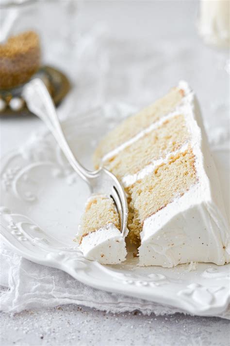 High Altitude Eggnog Cake With A Buttercream Christmas Tree Curly