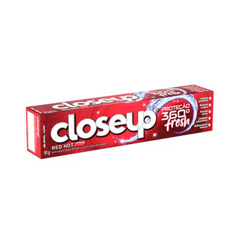 Gel Dental CloseUp Proteção 360º Fresh Red Hot 90g Supermercados Pague Menos