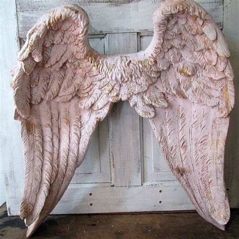 Distressed Angel Wings Wall Hanging Large Shabby Cottage Chic Etsy Angel Wings Wall Decor