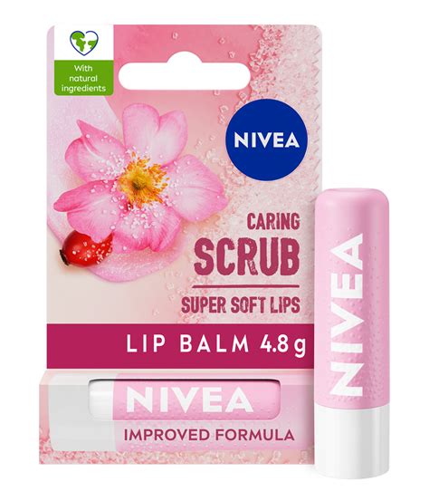 МЕКИ УСТНИ: Грижовен пилинг с масло от шипка | NIVEA
