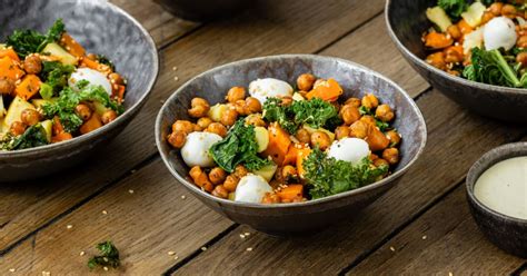 Salade de légumes au four et de pois chiches Recette Swissmilk