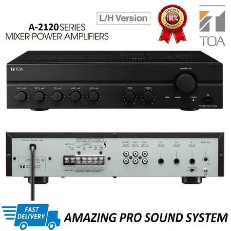 TOA A 2240 Mixer Power Amplifier L H Version 240W Lazada Atelier