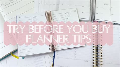 Thinking Of Buying A New Planner Tips And Tricks To Tell If A