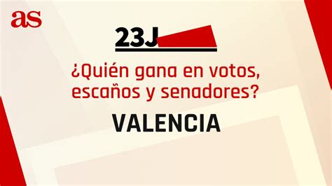 Resultados Valencia 23j ¿quién Gana Las Elecciones Generales Y Cuántos