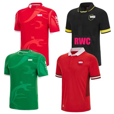 Wales Rugby Jersey National Teem Jerseys Cymru Sever Version