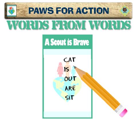 Paws For Action Cub Scouts Bear Paw Bear Scouts