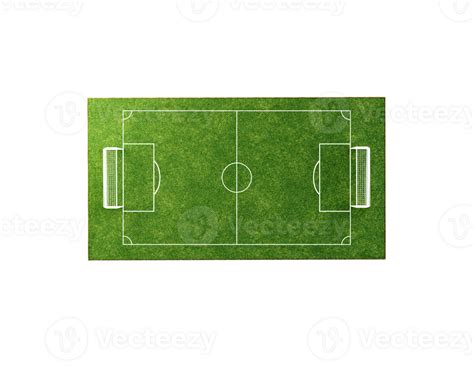 Football Soccer Field And Soccer Ball Green Grass Realistic 3d Illustration 27720734 Png