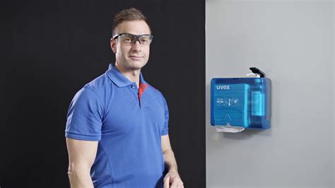 The Uvex Spectacle Cleaning Station Cleaning Safety Spectacles Properly En Youtube