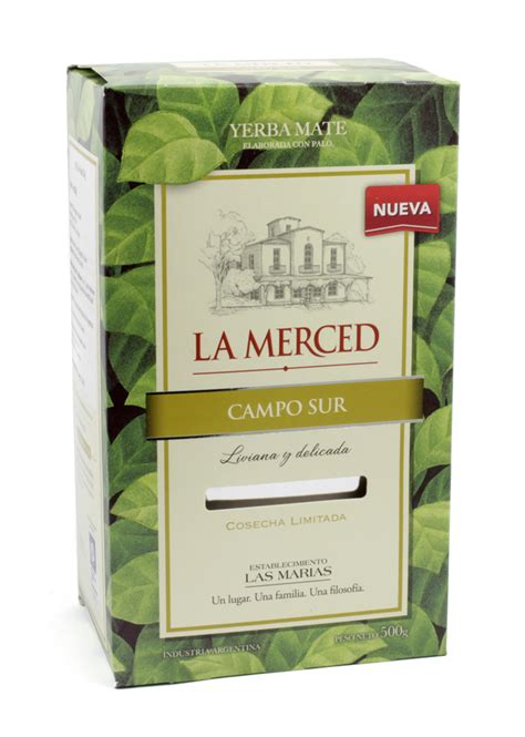 Yerba Maté La Merced Campo Sur 500 G