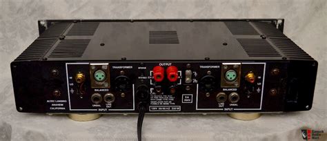 altec lansing  power amplifier fully restored  bridged mono