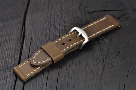 Handmade Leather Men S Watch Strap 16mm 18mm 20mm 22mm Etsy