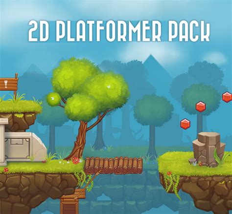 2D Platformer Level Pack | GameDev Market