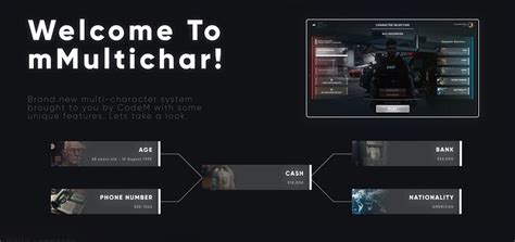 CodeM MMultichar Advanced Multicharacter QB FiveM Releases Cfx