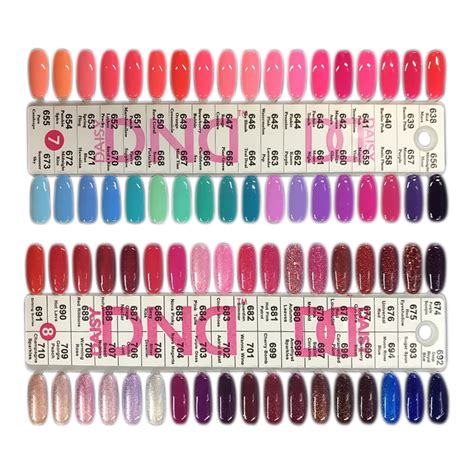 Dnd Nail Lacquer And Gel Polish 0 5oz 72 New Colors From 638 To 710 — Nails Cost Inc