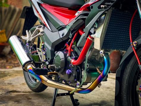 Honda Sonic 150R Dimodif Impresif Tampilannya Makin Sporty Dan Keren