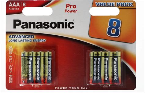 Panasonic Pro Power Alkali Batterie AAA Micro 8er Pack