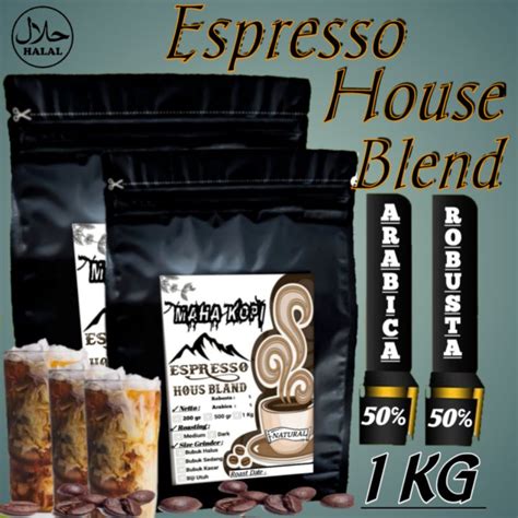 Jual Kopi House Blend Espresso Kg Full Robusta Arabika Pilih