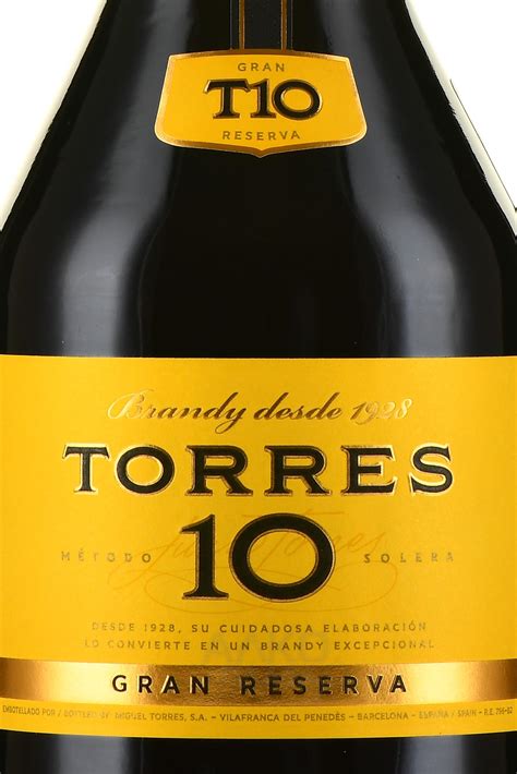 Torres 10 Gran Reserva - купить бренди Торрес 10 Гран Резерва 0.7 л в п ...
