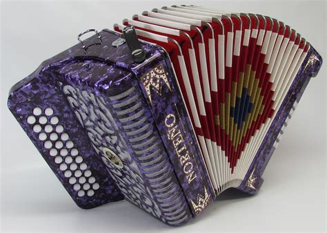 Norteño Brand Accordion No Registers Purple` - Gabbanelli Accordions