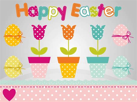 Colorful Easter Flowers Vector Art & Graphics | freevector.com