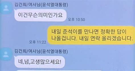 철없이 떠드는 오빠 용서해주세요 명태균 김건희 여사 문자 공개