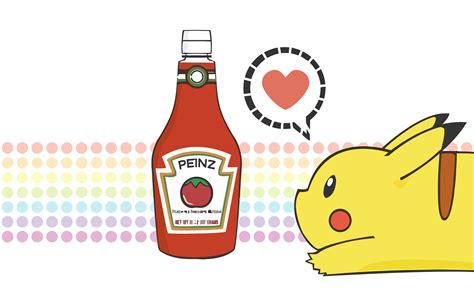 Pikachu Loves Ketchup Pikachu Cute Pokemon Wallpaper Deviantart Pokemon