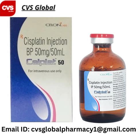 Celplat Injection Cisplatin 50mg At Rs 333 Vial Cisplatin Injection