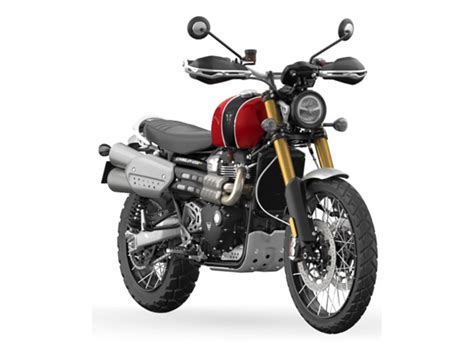 New Triumph Scrambler Xe Carnival Red Jet Black