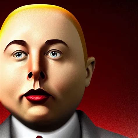 Digital Art Of Anthropomorphic Potato Shaped Elon Musk Stable