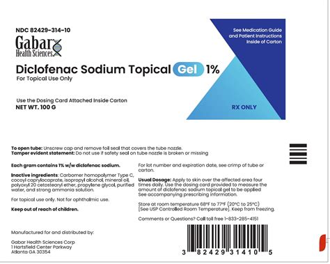 Diclofenac Sodium Gel 1 100gm Real Value Rx