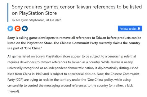 Melos Han Tani On Twitter Til Sony Censors All Playstation Games If