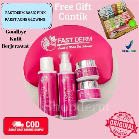 Jual Fast Derm Acne Glow Fastderm Acne Glowing Paket Fastderm Acne