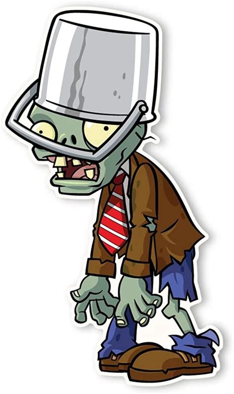 Walls 360 Peel & Stick Wall Decals: Plants vs. Zombies 2 Buckethead Zombie (28 in x 48 in ...