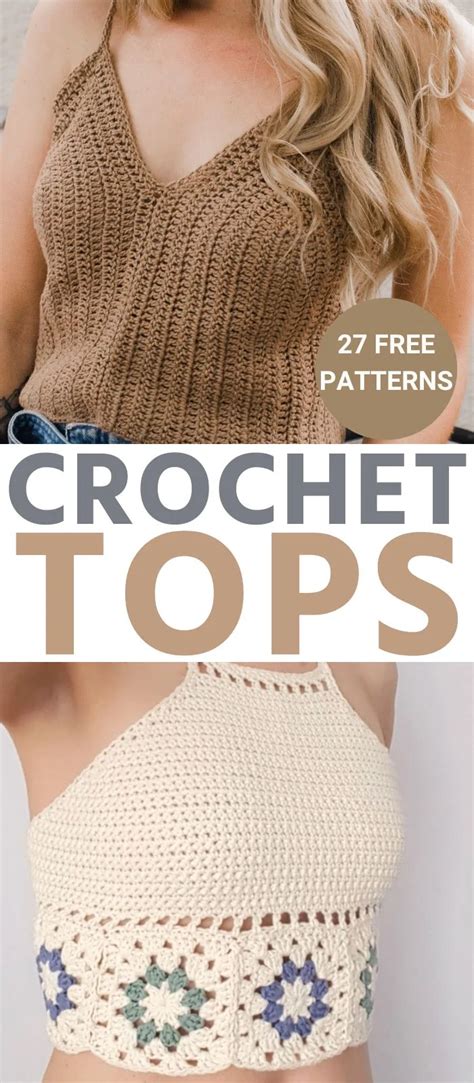 36 Free Crochet Top Patterns For Summer Easy Crochet Patterns Crochet Halter Top Pattern