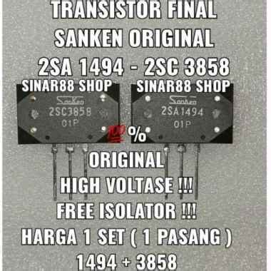 Jual Transistor Final Sanken Orisinil Original Murah Diskon Desember