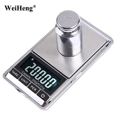 Weiheng 200g X 001g Precision Measuring Weight Tools Lcd Digital