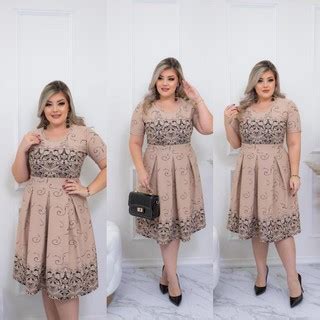 Vestido Evang Lico Midi Rodado Gode Culto Igreja Atacado Shopee Brasil