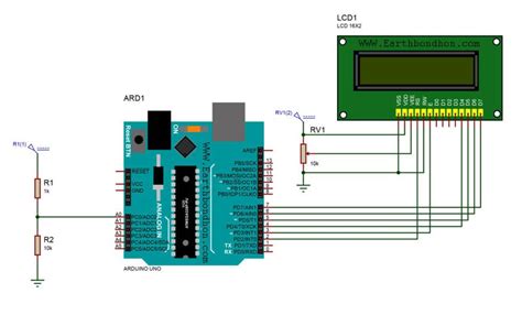 Arduino Ohm Meter Show Lcd Display Earth Bondhon