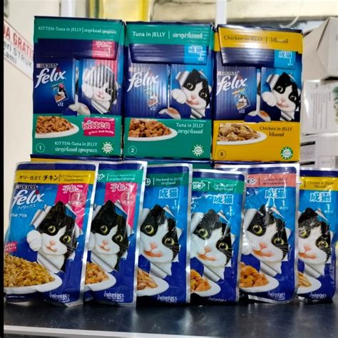 Jual Felix Pouch Sachet Saset Gr Cat Wet Food Makanan Basah Kucing