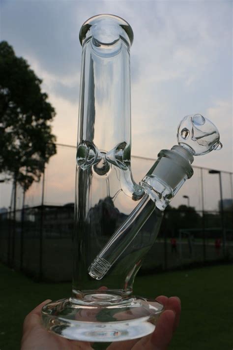 2020 9mm Thick Glass Straight Bong 12 Inches With Elephant Joint Super Heavy Water Pipe Smoking