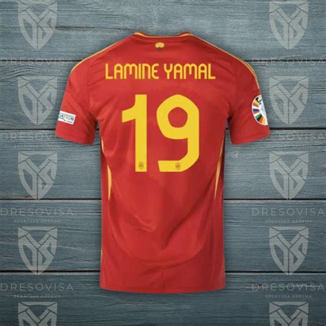 Lamine Yamal Dres Panija Player Verzija Euro Fudbalski