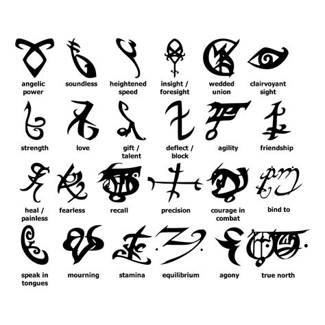 Shadowhunter Rune Potere Angelico