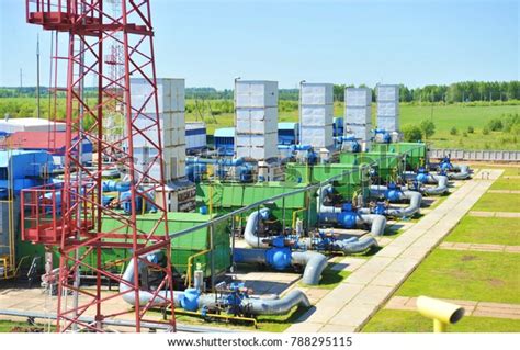 Gas Compressor Station Set Equipment Facilities Stock Photo (Edit Now) 788295115