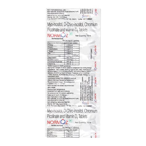 Normoz Tablet 10 S Price Uses Side Effects Netmeds