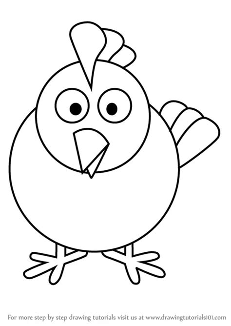 How To Draw A Hen For Kids / A toddler's head tend to be almost as big as their bodies while fully.