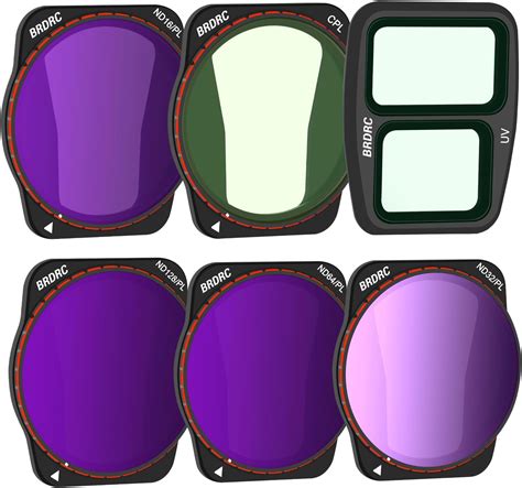 Amazon BRDRC ND Filters Set For DJI Osmo Pocket 3 4 Pack CPL