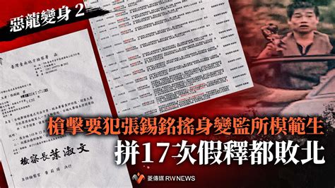 惡龍變身2／槍擊要犯張錫銘搖身變監所模範生 拼17次假釋都敗北 Yahoo奇摩時尚美妝